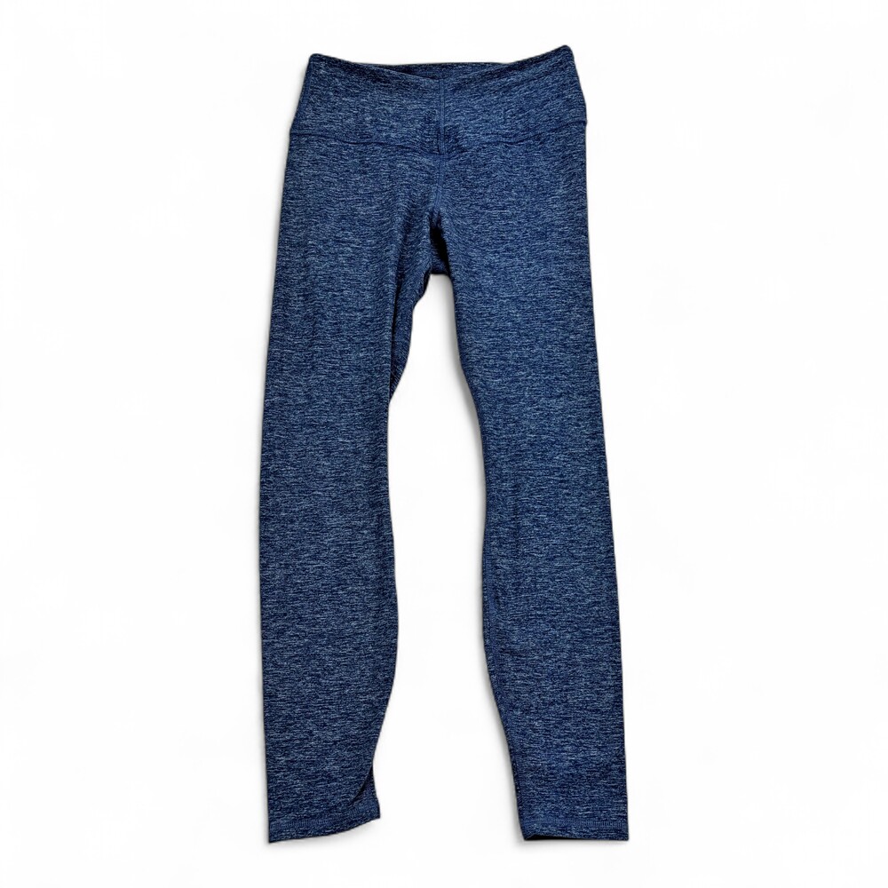 Fabletics Heathered Blue High-Rise Leggings‎ Size M